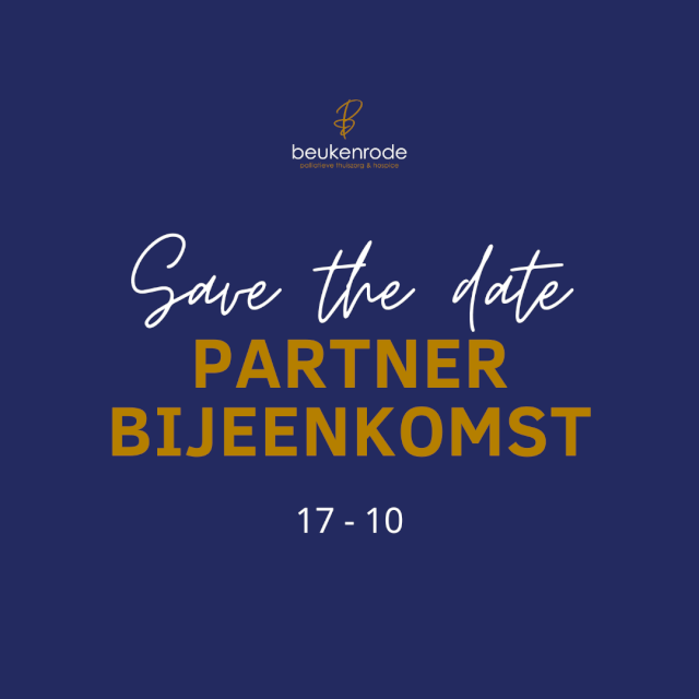 Save the date Partnerbijeenkomst 1